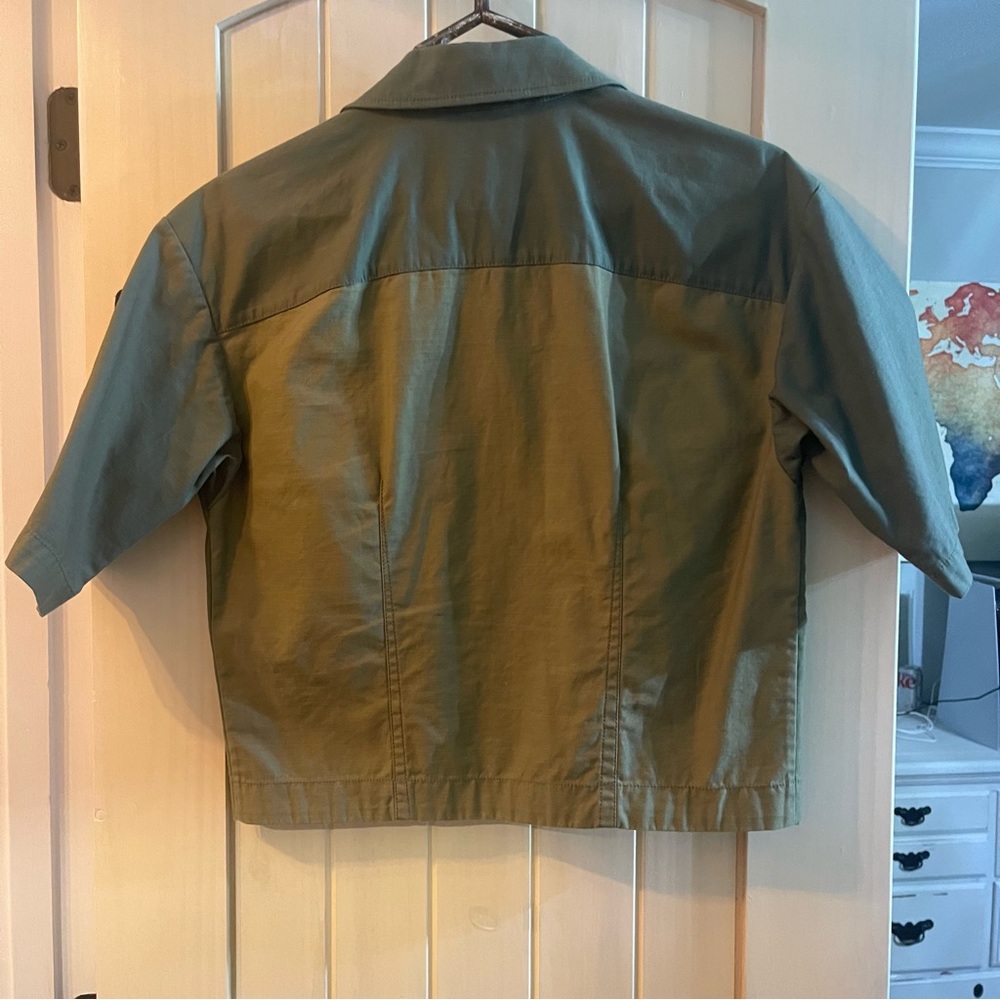 Rag & Bone cropped, short sleeve, combat jacket - Picture 2 of 4